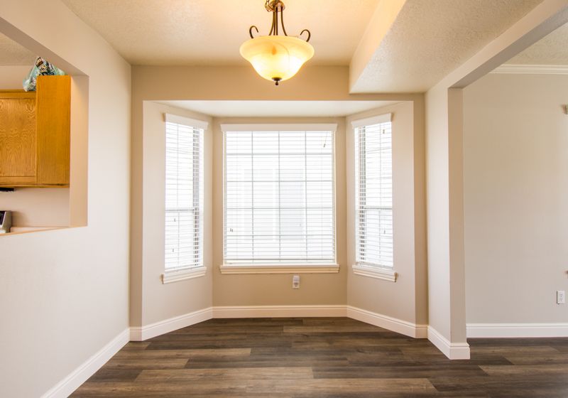 Bay window in a Columbus home
